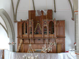 Sanierung der "Lötzerich" Orgel in St. Crescentius (Foto: Karl-Franz Thiede)